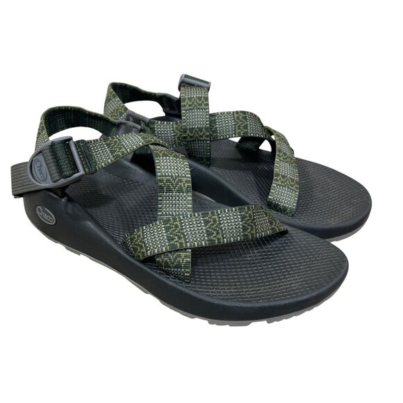 Chaco Men's Sport Sandals Green Hiking Size 10 Outdoor Walking - Picture 1 of 9